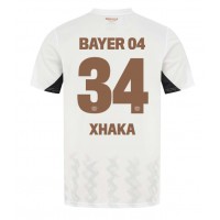 Billiga Bayer Leverkusen Granit Xhaka #34 Borta fotbollskläder 2024-25 Kortärmad